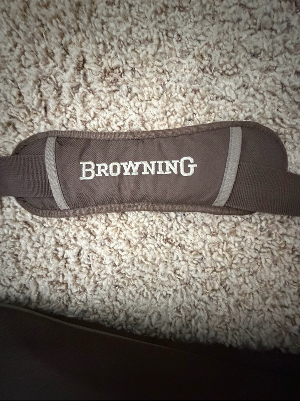Browning Brown Canvas Travel Duffel with Logo - Picture 5 of 7